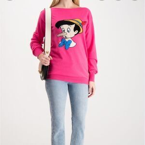 Nervure Pinocchio Cashmere Crewneck Sweater